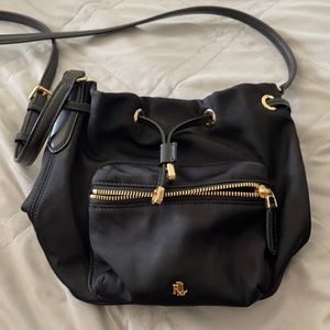Ralph Lauren Nylon crossbody with gold